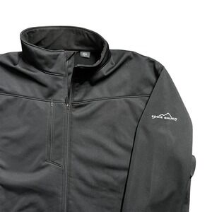 Eddie Bauer Softshell Jacket‎ 2XL Mens Full Zip Black